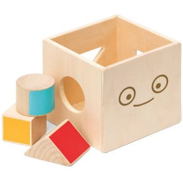 Sorter din lemn Micki Pippi - cu forme