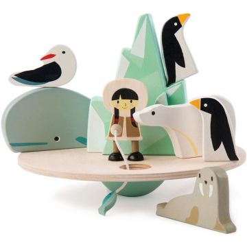 Tender Leaf Toys - Joc de echilibru din lemn Polar Island