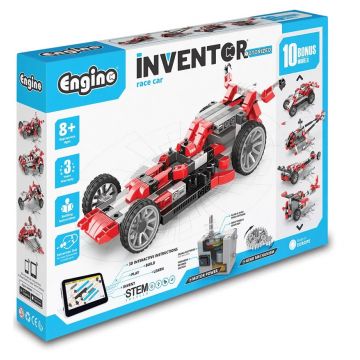 10 în 1 Engino Inventor Engino Inventor Motorized Race Car Constructor