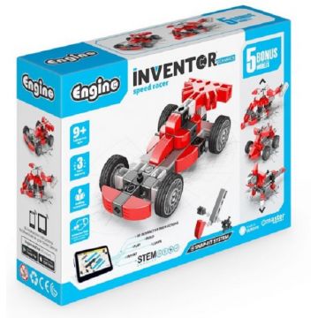 5 în 1 Engino Inventor 5 în 1 Engino Inventor Mechanics Race Car Constructor