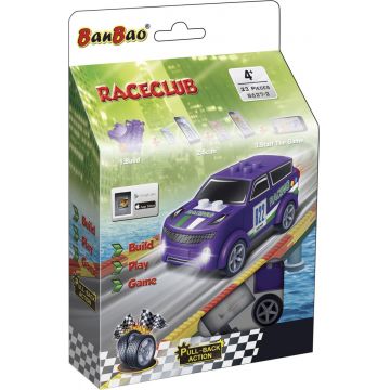 Constructor BanBao - Mini Cart, 26 de piese, violet