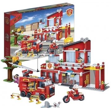 Constructor BanBao - Stație de pompieri, 828 piese