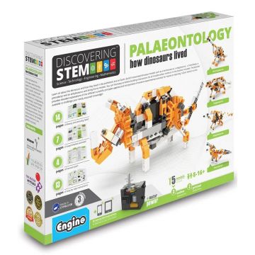Constructor Engino STEM Paleontology - Învățare despre dinozauri