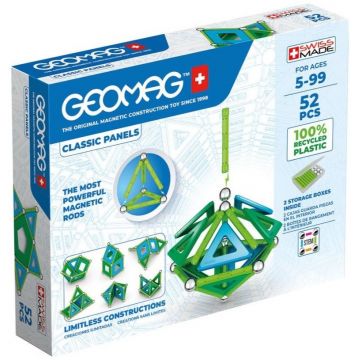 Constructor magnetic Geomag - Classic, 52 de piese