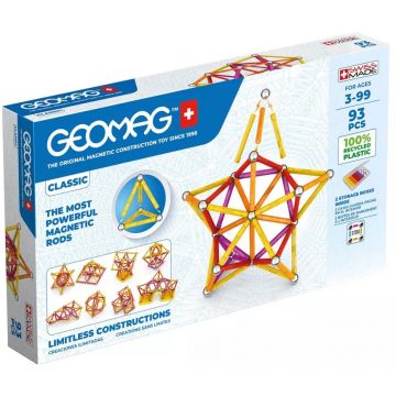 Constructor magnetic Geomag - Classic, 93 de piese