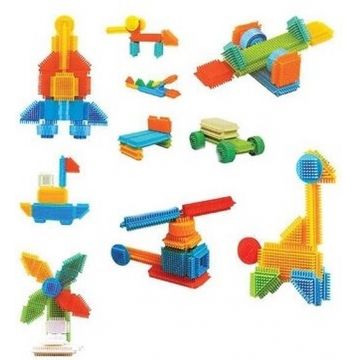 Constructor Nowa Szkola - Blocuri de construcție, vehicule, 200 piese