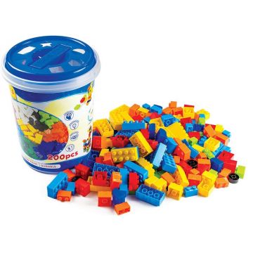 Constructor Nowa Szkola - Plastic, în cutie, 200 piese