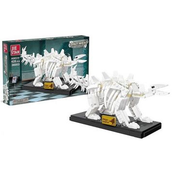 Constructor Raya Toys - Dino Might, Schelet de Stegosaurus, 428 de piese