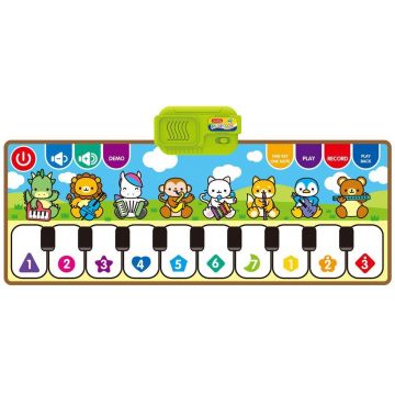 Covor pentru copii Raya Toys - Pian, animale