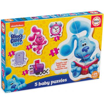 Educa Baby Puzzle 5 în 1 - Blu's Mysteries