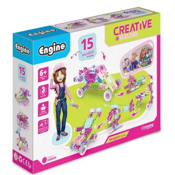 Engino Creative Builder - 15 modele pentru fete