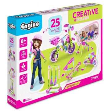 Engino Creative Builder - 25 de modele pentru fete