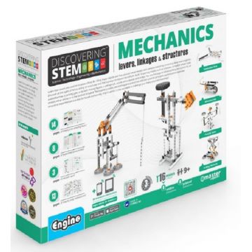 Engino STEM Mechanics Constructor - Pârghii, legături și structuri