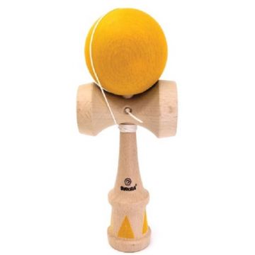 Joc de dexteritate din lemn Svoora - Kendama, galben