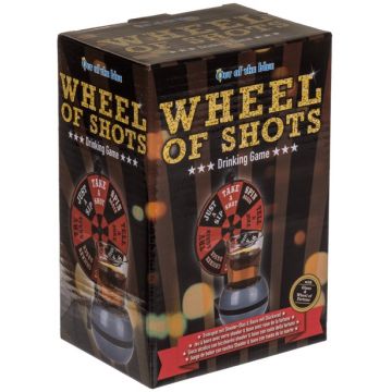 Joc de societate Wheel of Shots Drinking Game - Petrecere