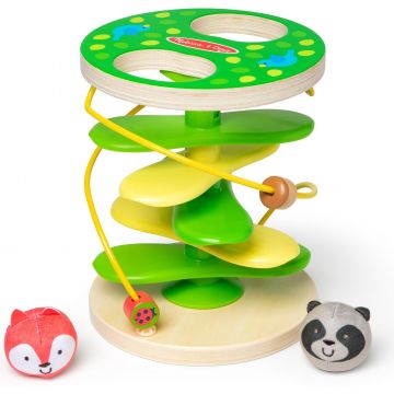Jucărie din lemn Melissa & Doug - Copac care cade în spirală