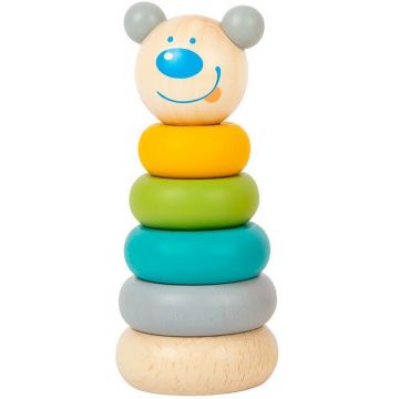 Jucărie din lemn Small Foot - Puzzle cu mărgele, sortiment
