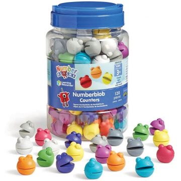 Learning Resources - Set educațional de sortare și numărare, 120 de piese
