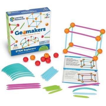 Learning Resources Set pentru copii - Bețe geometrice cu bile