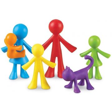 Learning Resources Sortarea figurilor - Familie, 72 buc
