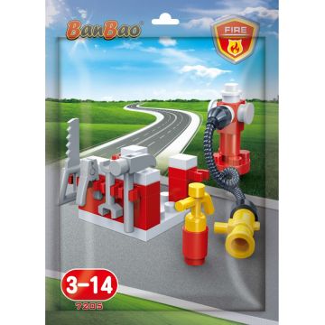 Mini set de construcții BanBao - Stație de pompieri, 29 de piese