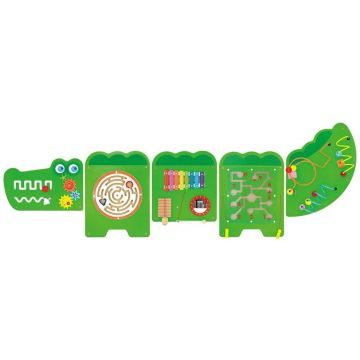 Placă de perete pentru hobby Nowa Szkola - Crocodil, 187 x 1,5 x 61 cm