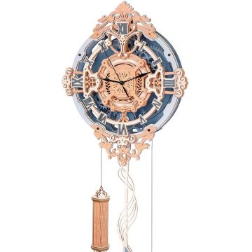 Puzzle 3D din lemn Robo Time din 231 de piese  - Ceas de perete Note romantice