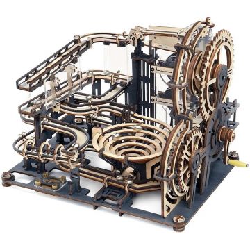 Puzzle 3D din lemn Robo Time din 294 de piese - Marble Night City