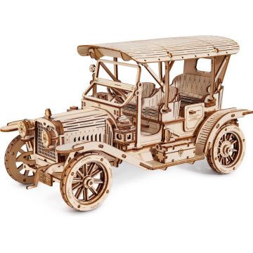 Puzzle 3D din lemn Robo Time din 298 de piese - Mașină vintage