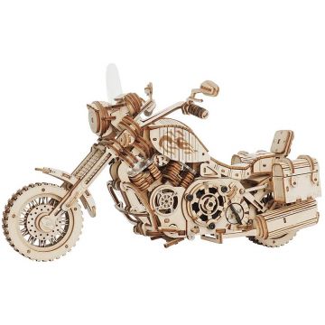 Puzzle 3D din lemn Robo Time din 420 de piese - Motor Cruiser