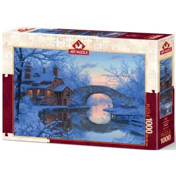 Puzzle Art Puzzle din 1000 de piese - Scene de iarnă