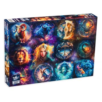 Puzzle Black Sea din 500 de piese - Semne zodiacale