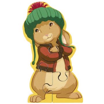 Puzzle din lemn Orange Tree Toys - Benjamin iepurașul