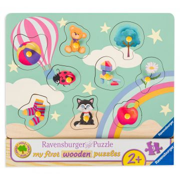 Puzzle din lemn Ravensburger din 10 piese - Prima mea puzzle