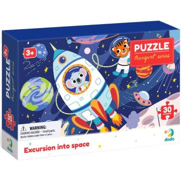 Puzzle Dodo - Călătorie în spațiu, 30 de piese