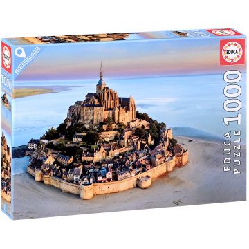 Puzzle Educa din 1000 de piese - Mont Saint Michel
