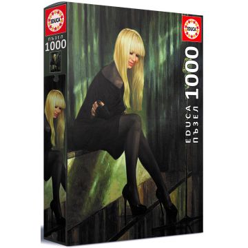Puzzle Educa din 1000 de piese - Portretul Lilii Ivanova 2015, Vasil Goranov