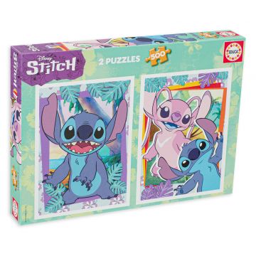 Puzzle Educa din 2 x 500 de piese - Stitch