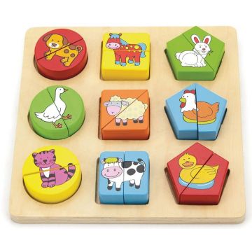 Puzzle educațional Viga - Animale, 1/2