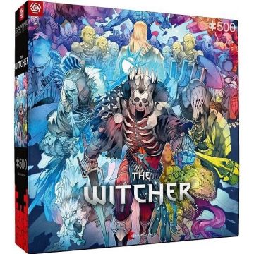 Puzzle Good Loot din 500 de piese - The Witcher: Monster Faction