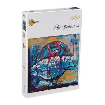 Puzzle Grafika din 1000 de piese - Bufniță