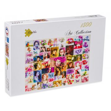 Puzzle Grafika din 1500 de piese - Femei