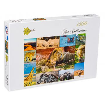 Puzzle Grafika din 1500 de piese - Wildlife