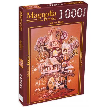 Puzzle Magnolia din 1000 de piese - Arborele de ciocolată