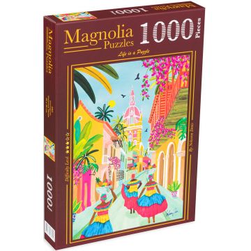Puzzle Magnolia din 1000 de piese - Cartagena, Columbia