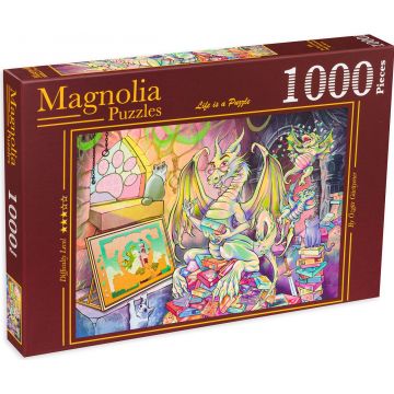 Puzzle Magnolia din 1000 de piese - Copac magic