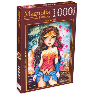 Puzzle Magnolia din 1000 de piese - Femeia-minune
