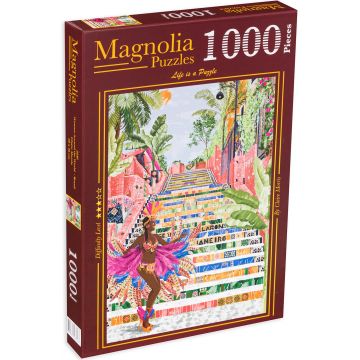 Puzzle Magnolia din 1000 de piese - Femeie în Brazilia