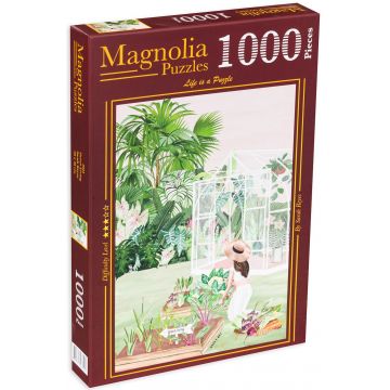 Puzzle Magnolia din 1000 de piese - Gradinarit
