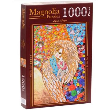 Puzzle Magnolia din 1000 de piese - Înger și copil